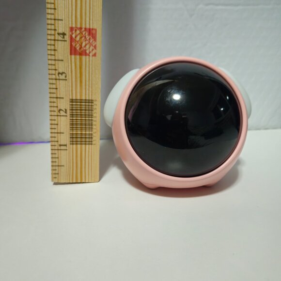 MikoDream Emoji Kids cute alarm clock with adjustable night light pink & white - Picture 7 of 7